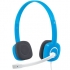 罗技（Logitech）H150 立体声耳机 带麦克风话筒 电脑笔记本办公耳麦 蓝色
