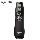 罗技（Logitech） R800 无线演示器 PPT翻页笔 演示笔 激光笔 电子笔 投影笔 遥控笔 黑色