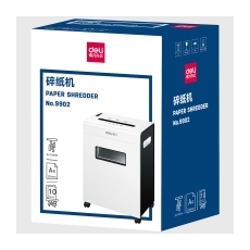 得力(deli)4级保密办公商用碎纸机（单次10张 23L 持续10分钟）9902