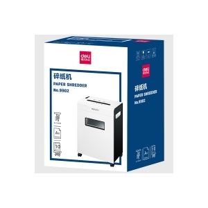 得力(deli)4级保密办公商用碎纸机（单次10张 23L 持续10分钟）9902