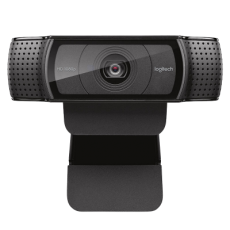 罗技（Logitech） C920e 高清网络摄像头 台式机电脑笔记本直播摄像头带麦克风视频会议网课 专业会议摄像头黑色